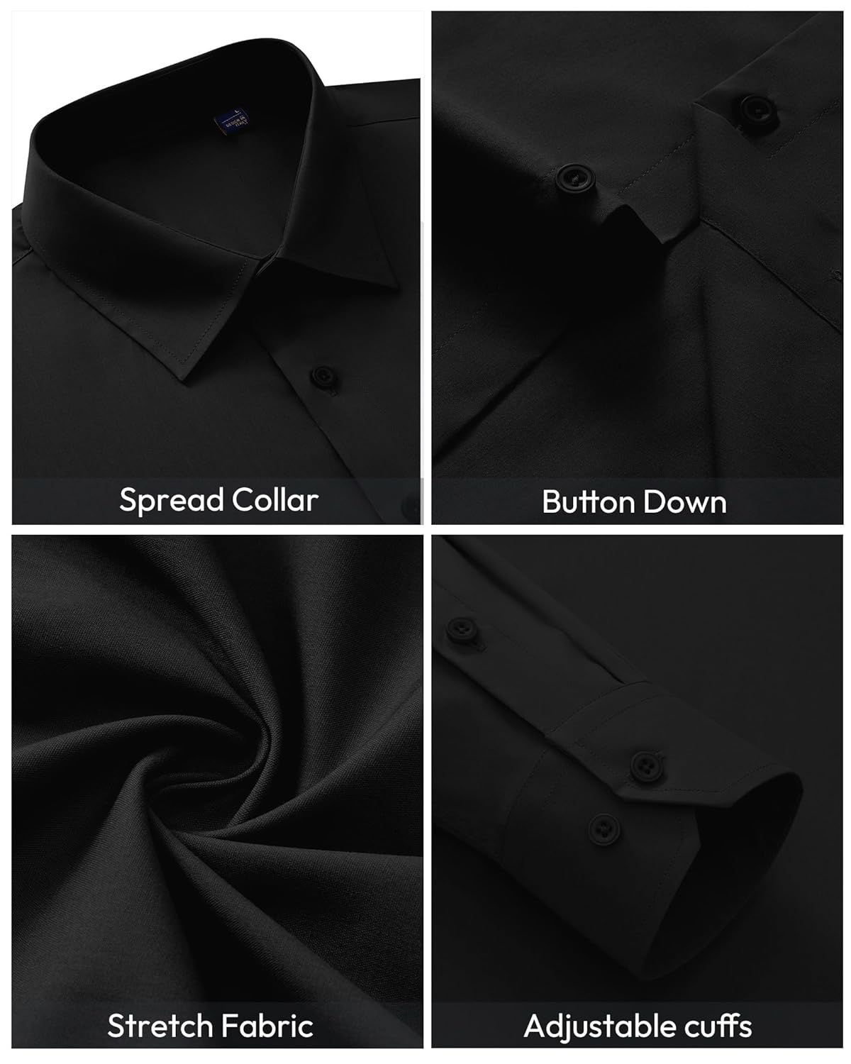 Camisa social masculina, manga comprida, sem rugas, elástica, lisa, formal, negócios, casual, abotoada em promoção! Veja a oferta e mais achadinhos de Camisas 5 Hoje é o melhor dia para comprar Camisa social masculina, manga comprida, sem rugas, elástica, lisa, formal, negócios, casual, abotoada com aquele preço maroto! Promoção! Aproveite a oferta! 5