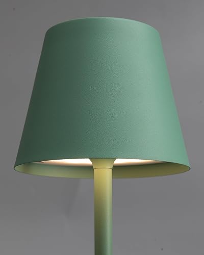 Miniatura 8 de KDG Paquete de 2 lámparas de mesa inalámbricas, lámpara de escritorio LED portátil, funciona con batería de 5000 mAh, atenuación continua de 3