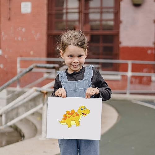 Vista 5 de 24 Sheets 8.27''×5.9'' Make Your Own Dinosaur Stickers for Kids Toddlers, Make a Face Stickers for Kids Party Favors Activities