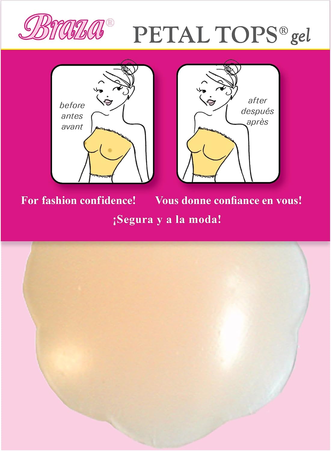 Braza Silicone Gel Petals - Reusable Nipple Covers