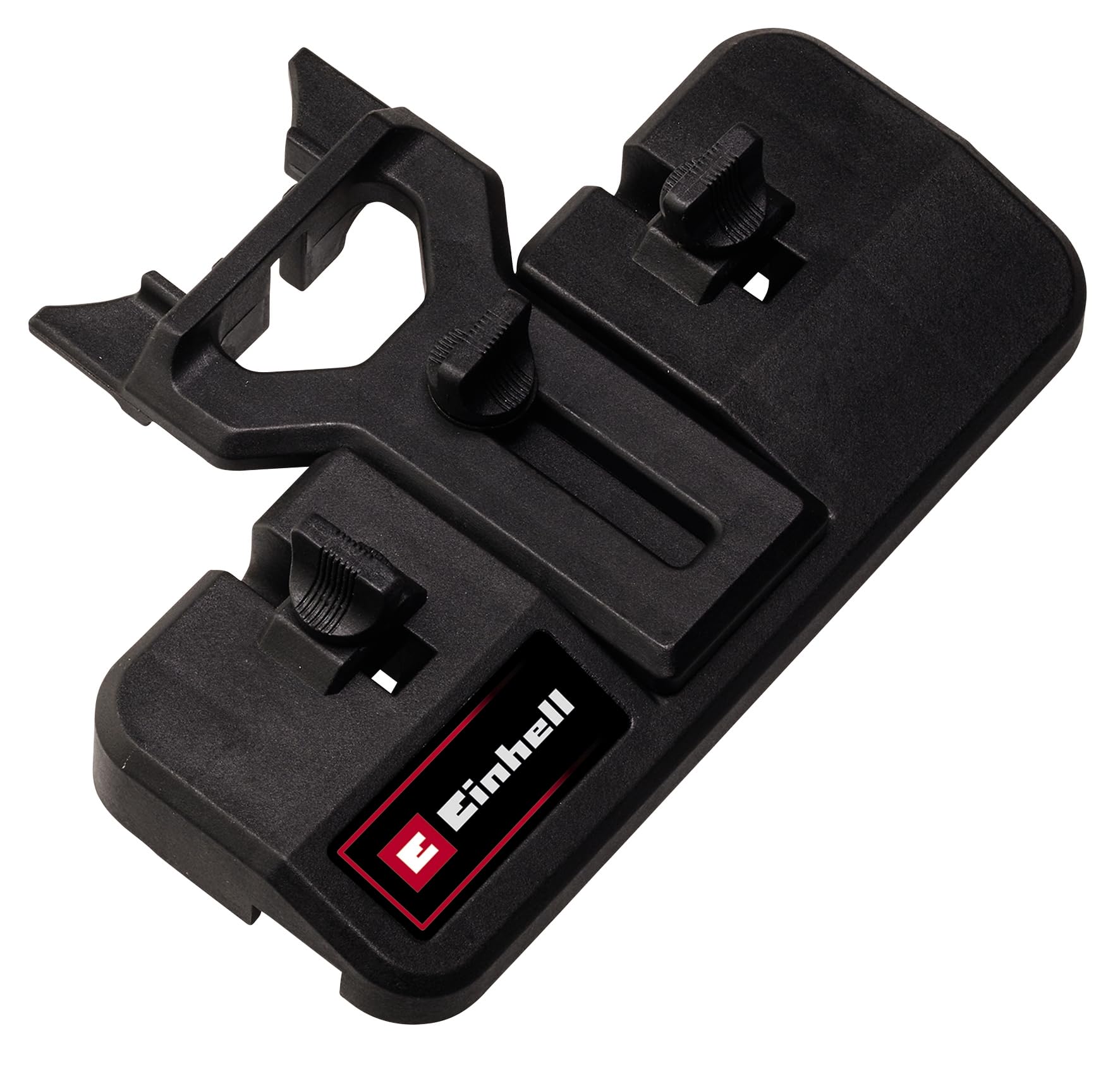 Einhell - Adattatore per binario di guida originale per fresatura (adattatore per fresatura superiore/fresatura dei bordi, compatibile con guide e fresatura di varie marche, con regolazione fine)