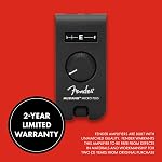 Fender Mustang Micro Plus Headphone Amplifier with Rechargeable Battery, Bluetooth Audio Streaming and 50 Amp and Effects Models, with 2-Year Warranty