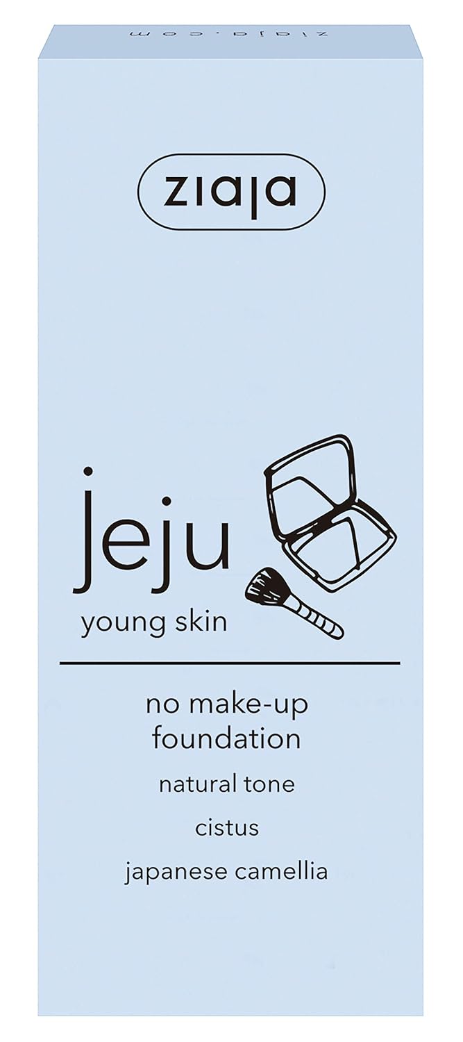 Ziaja Liquid Foundation - Natural Tone, Medium Coverage