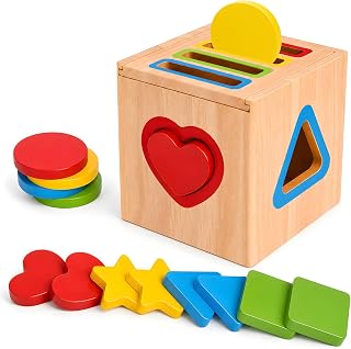 HaoVrisn Montessori Holzspielzeug ab 1 2 3 Jahr, Holzspielzeug für Jungen und Mädchen im Alter von 2 Jahren Steckspielzeug und Lernspielzeug ab 1 Jahr Motorikspielzeug ab 1 Jahr
