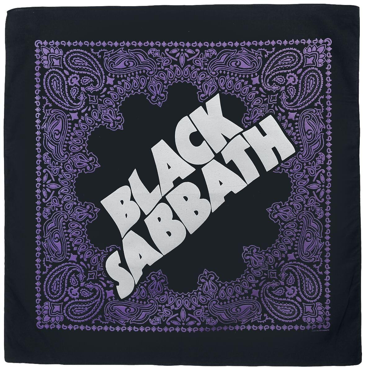 Black Sabbath Men's Multicolour Logo - Bandana Unisex Bandana 100% Cotton,