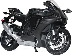 1:12 Modelo de Motocicleta Compatível com Yamaha YZF-R1 1000R Liga Diecast Modelo de Motocicleta Brinquedo Mini Moto Presente (Preto)