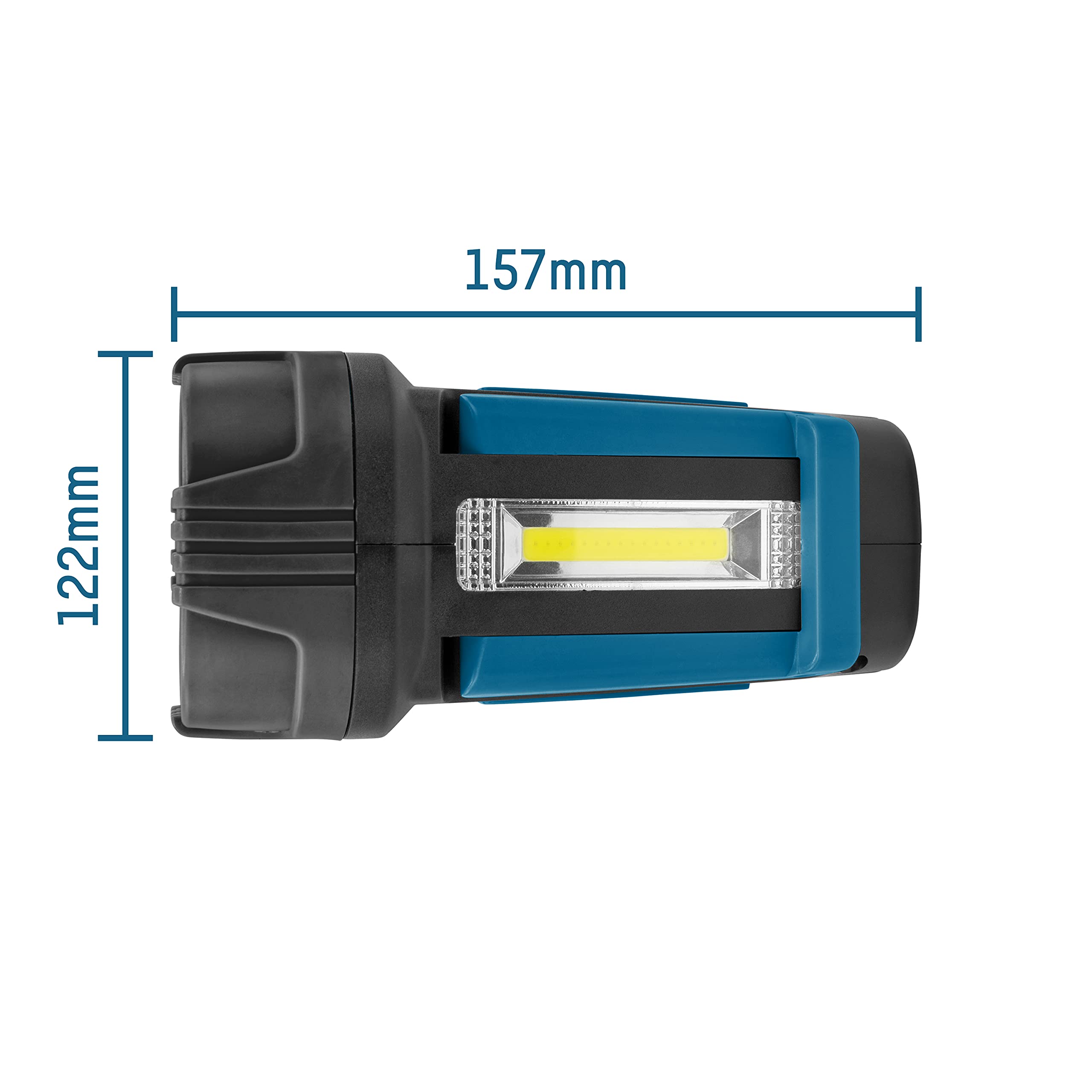 Ansmann 1600-0441 LED Arbeitsleuchte, 210 lm, 3x AA (Mignon), Nero/Blu