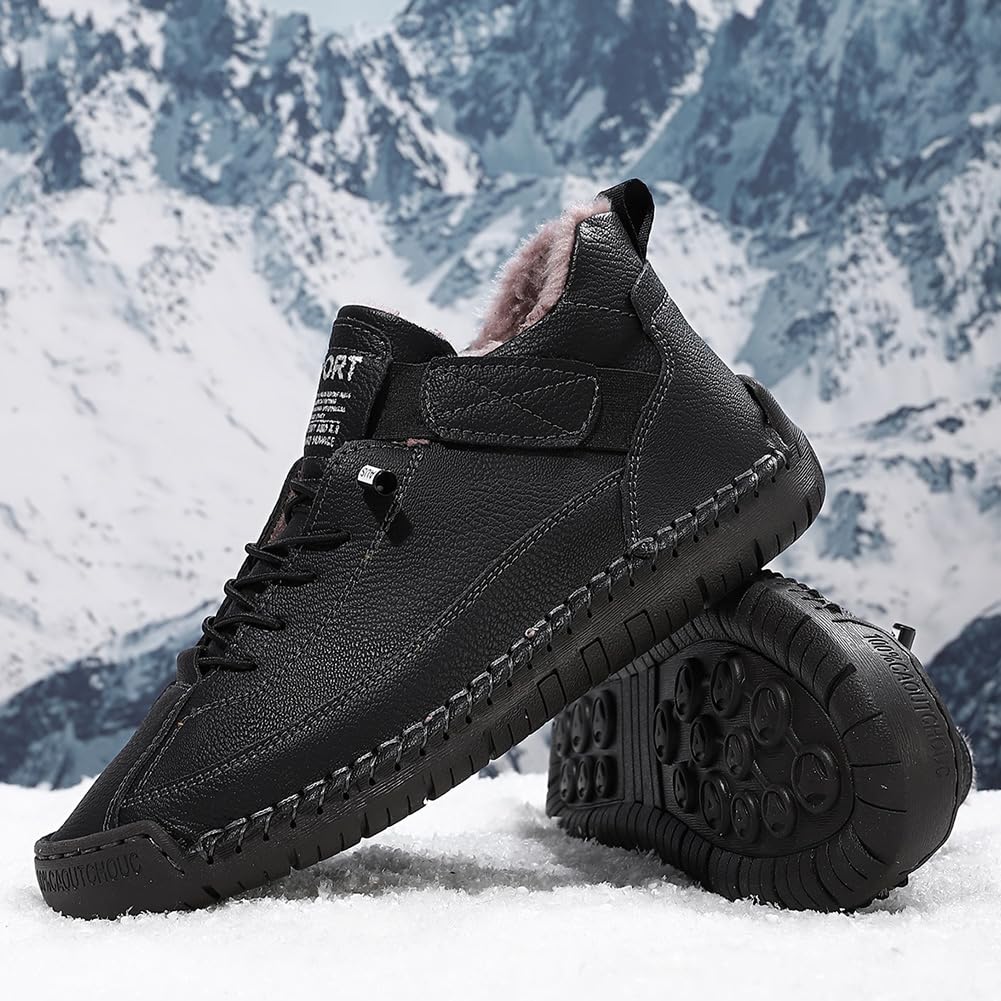 2026 Upgrade Forro Polar de Invierno Zapatos Montela, Zapatillas Montela, Zapatillas ortopédicas cómodas e indoloras, impermeables y antideslizantes, unisex