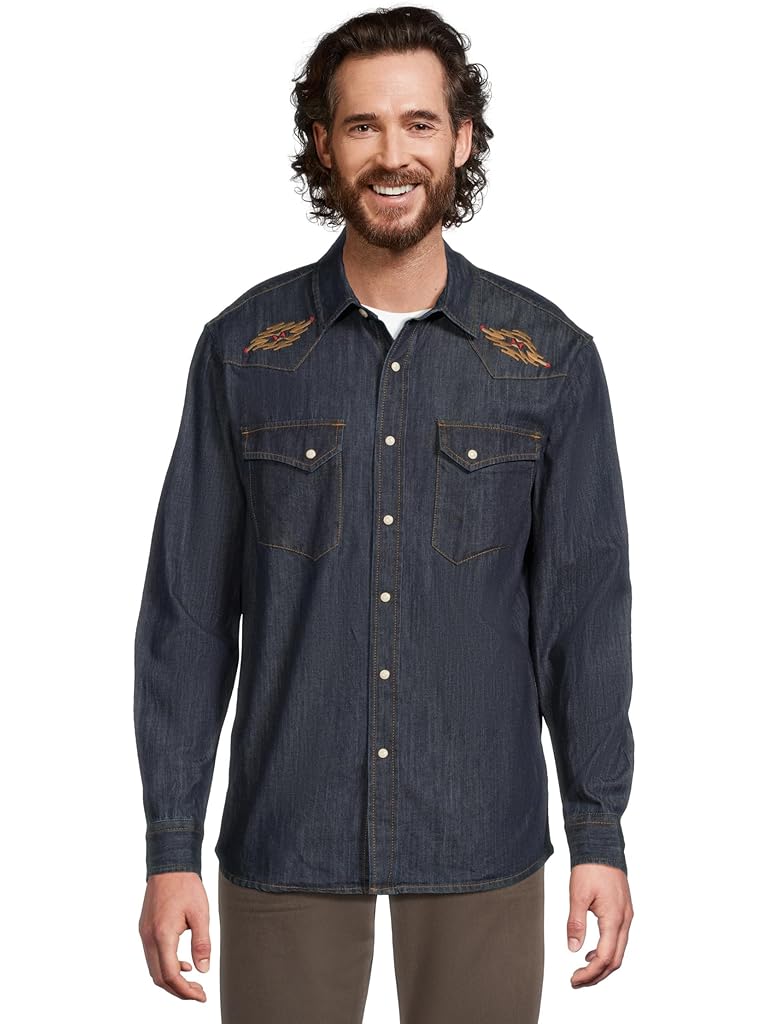 Navy Pendleton Gambler Denim Shirt