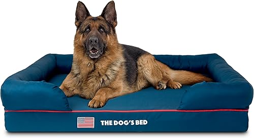 Miniatura 61 de La cama para perros, piel gris grande, espuma viscoelástica, alivio del dolor: artritis, displasia de cadera y codo, poscirugía, cojera, apoyo,