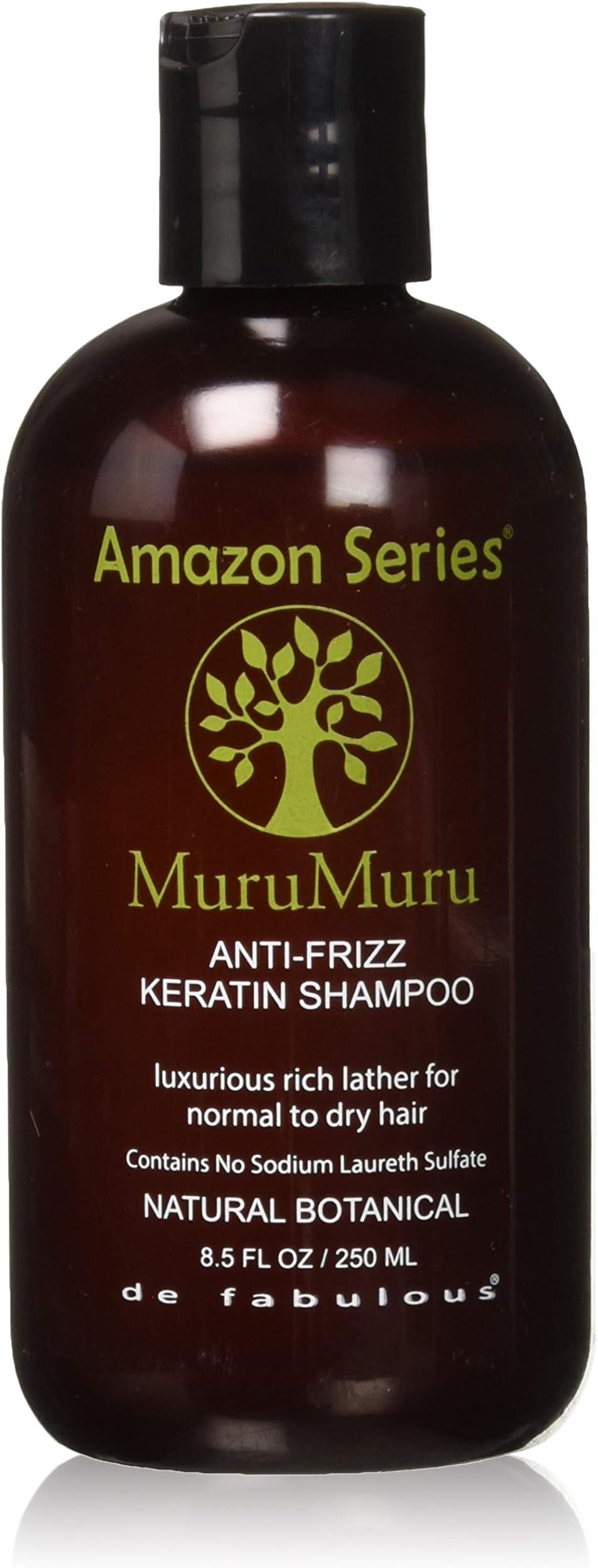 De Fabulous Amazon Series Murumuru Anti?Frizz Keratin Shampoo, 8.5 Fl. Oz.