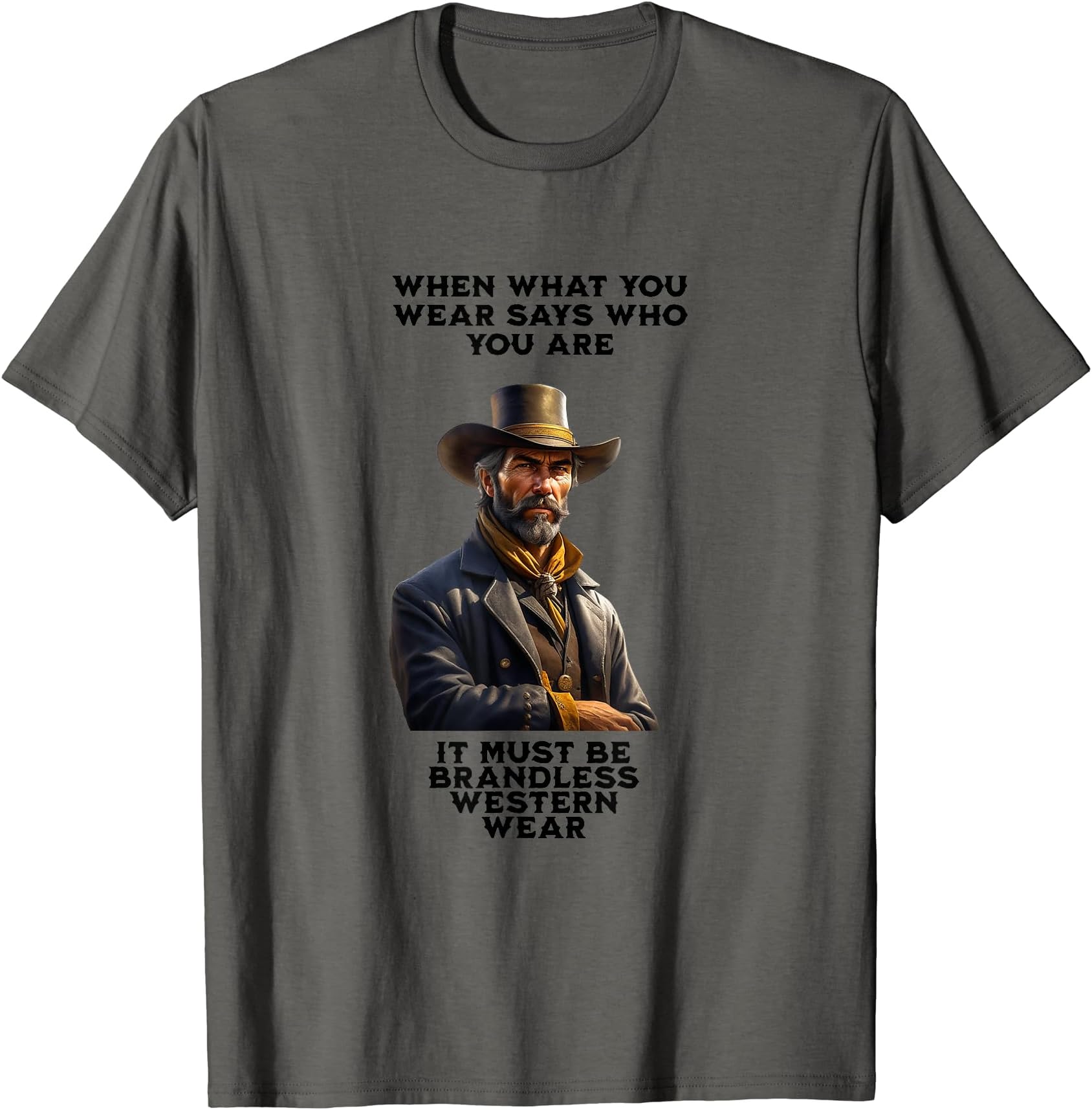 Brandless Western Wear: It must be Brandless Authentic Style T-Shirt