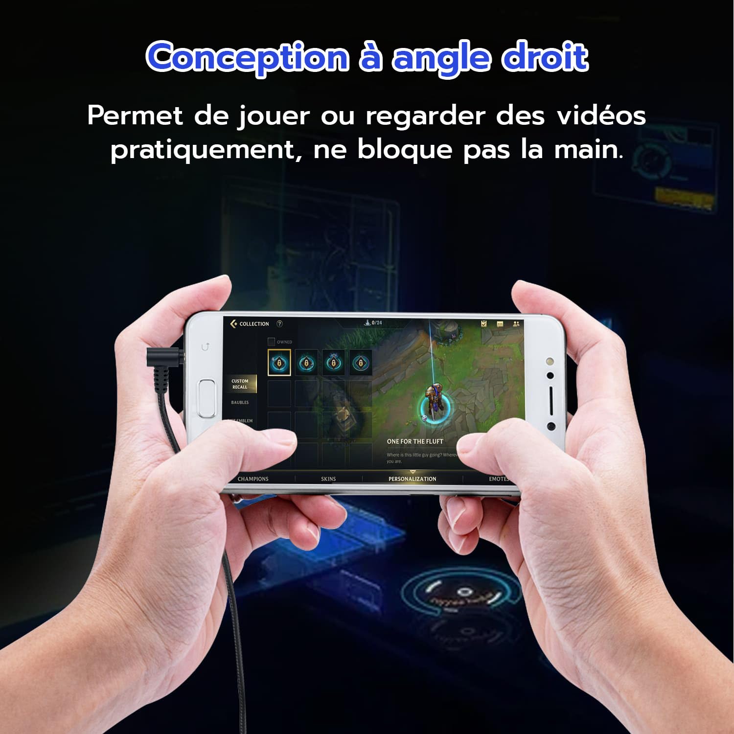 Mcbazel Arctis Remplacement du Câble du Casque Câble Audio de Rechange pour Casque de Jeu SteelSeries Arctis 7/Arctis 5/Arctis 3/Arctis Pro - Câble Audio en Nylon - 2 m (noir)