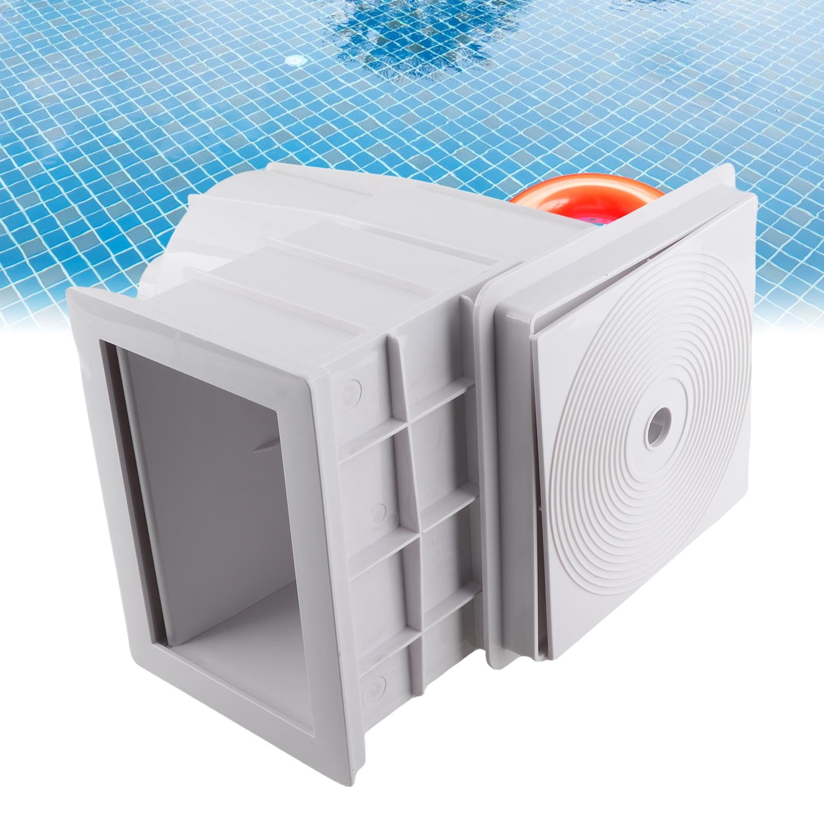 Cesta para Skimmer de Piscina Limpiador de Piscinas de plástico de Primera Calidad Herramienta de Skimmer Duradera de Gran Capacidad para Piscinas Familiares y comerciales