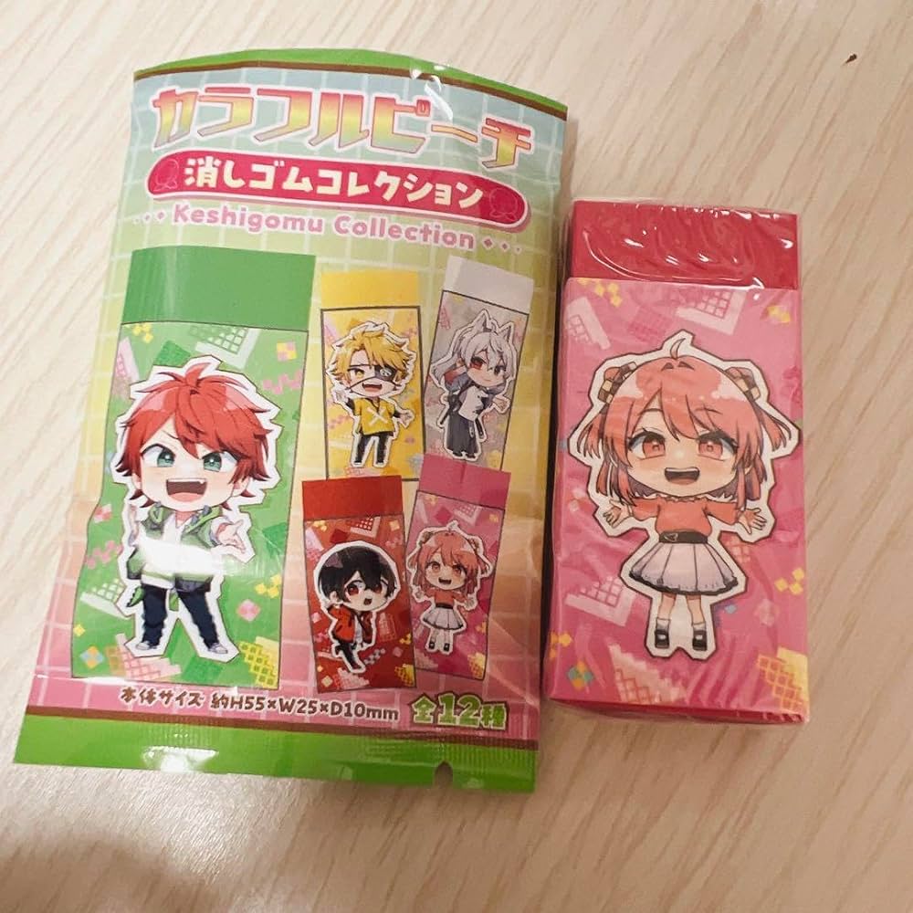 Amazon | 限定 カラフルピーチ 消しゴム5個セット 箱