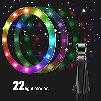 Vista 4 de Playstation 5 Accessory Kits, PS5 Black Plates Disc Edition and PS5 LED Strip with 8 Colors and Remote Control