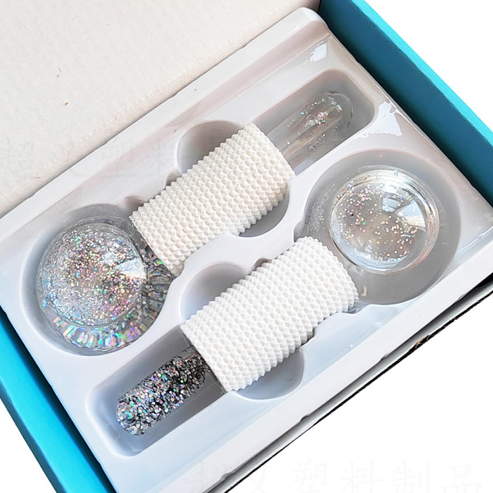 2pcs Ice Globes for Facials Ice Roller Mold Set for Eyes and Face Ice Balls for Face Facial Ice Globes Mold - Image 3