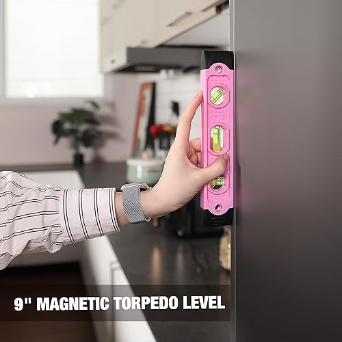 Miniatura 6 de WORKPRO Juego de herramientas rosas  Kit de herramientas rosa de 100 piezas con bolsa de fácil transporte, kit de herramientas para el hogar para el