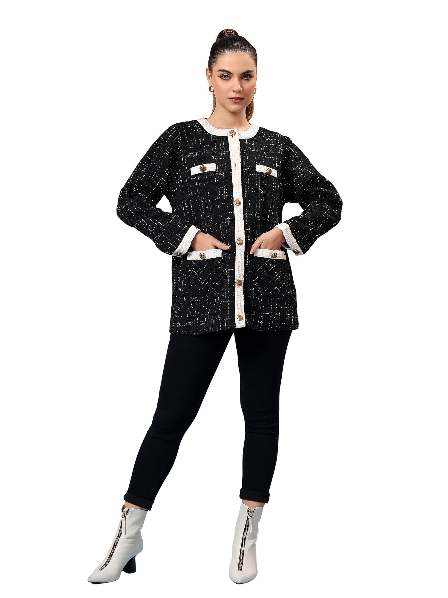 Pop of Class Women's Blazer – Sleek Fit, Unmatched Style-image-33
