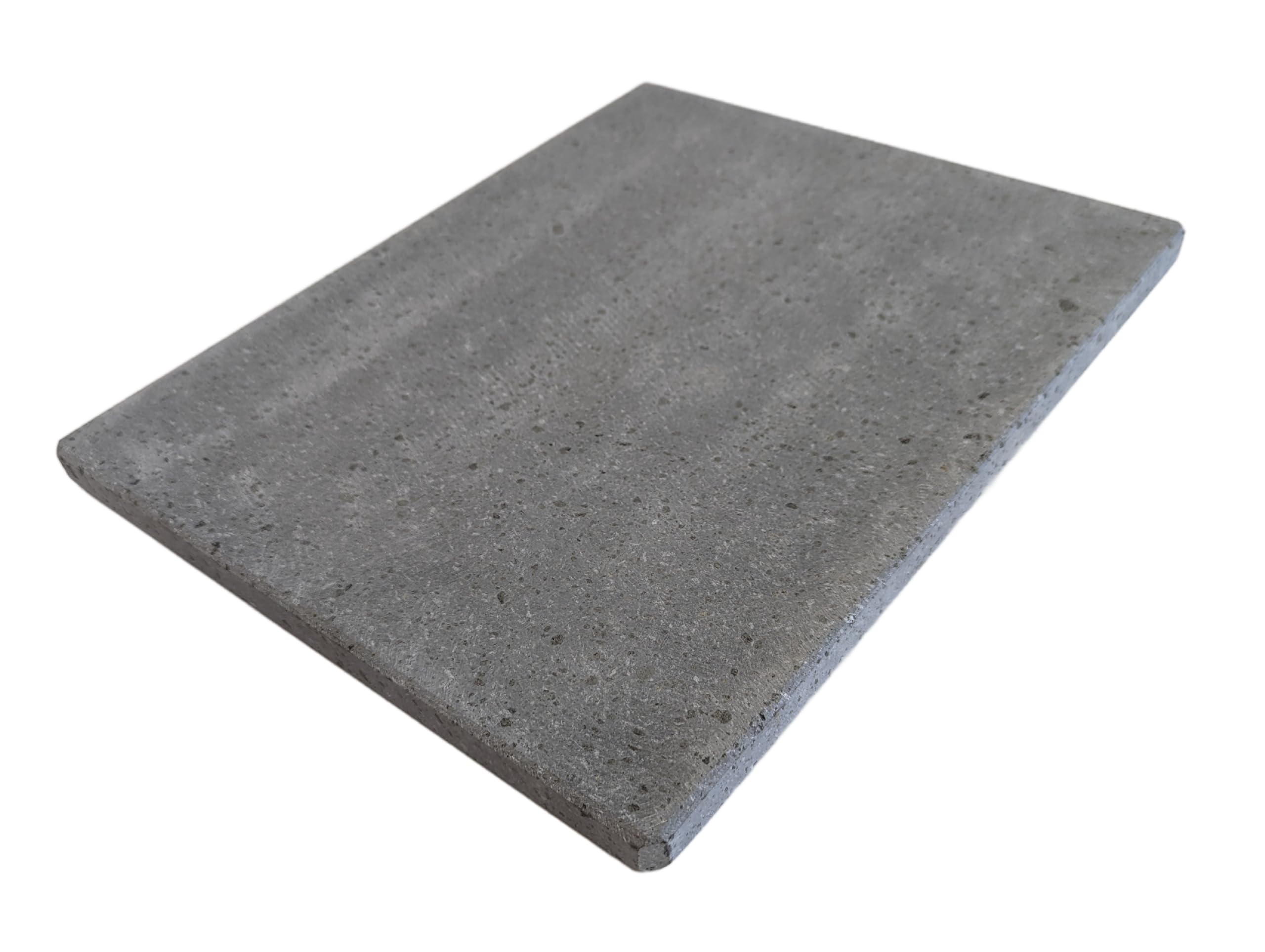 Large Lava Pizza Stone for Oven, BBQ & Grill, Made in Italy (38x30x2cm)