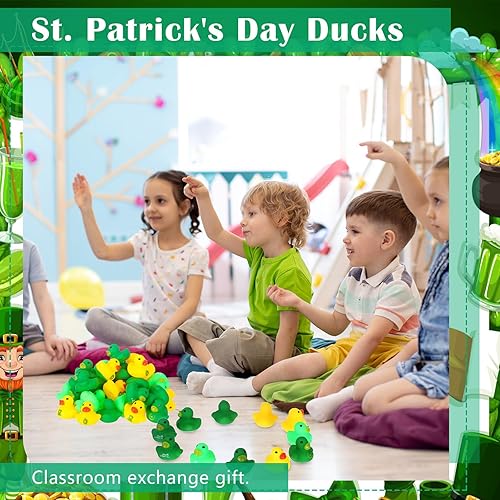 Miniatura 6 de 100 mini patos de goma de Halloween de 1.57 pulgadas, pequeños patos de goma a granel para cáncer de mama, patos de goma de Navidad para regalos de