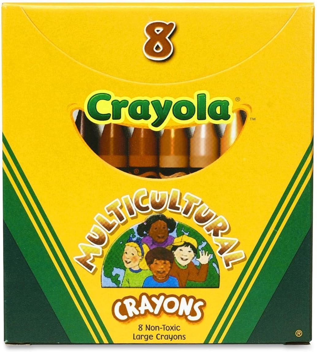 BIN52080W - Crayola Multicultural Crayons