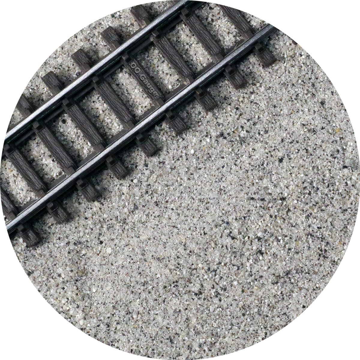 OO/HO Gauge Model Railway Track Ballast - Light Grey | 500g | Model Railway Scenery Material