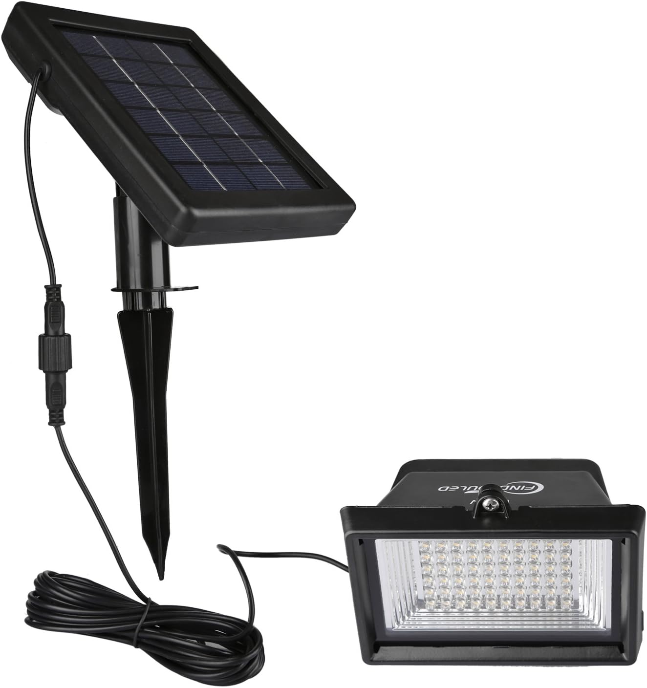 Solar Flood Lights, Findyouled 60LED Outdoor Waterproof Security Wall Lights