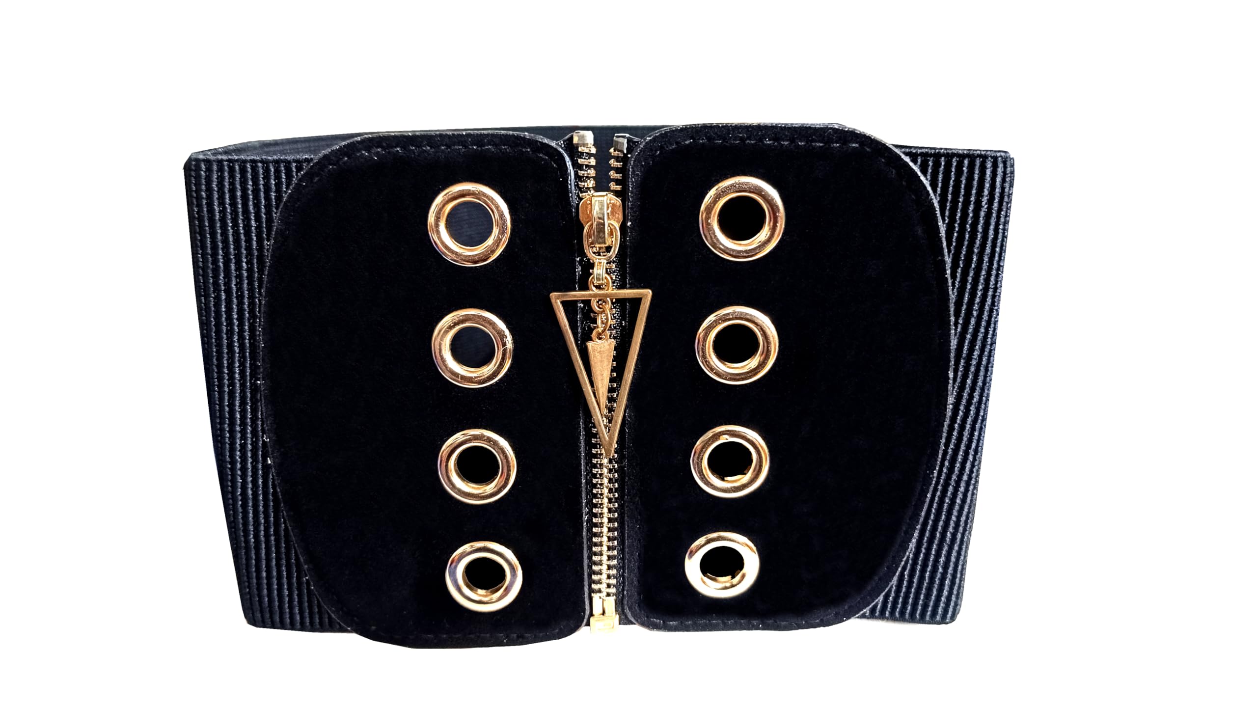 Women Elastic Stretchable Waist Belt with Metal Buckle | Stylish Fashion Belt for Saree, Gown, Dress, Kurti & Tops | Elegant Waist Cincher for Party, DailyWear-image-26