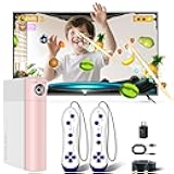 MetFut AR Motion Gaming Console for Kids - Plug & Play Video Games, Exercise & Entertainment, Body-Control & Button-Control, Compatible with TV, PC, Projector