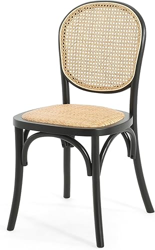 Miniatura 7 de Juego de 2 sillas de comedor, juegos de mesa y sillas y sillas de escritorio para cocina, sala de estar, dormitorio o asientos al aire libre, marco