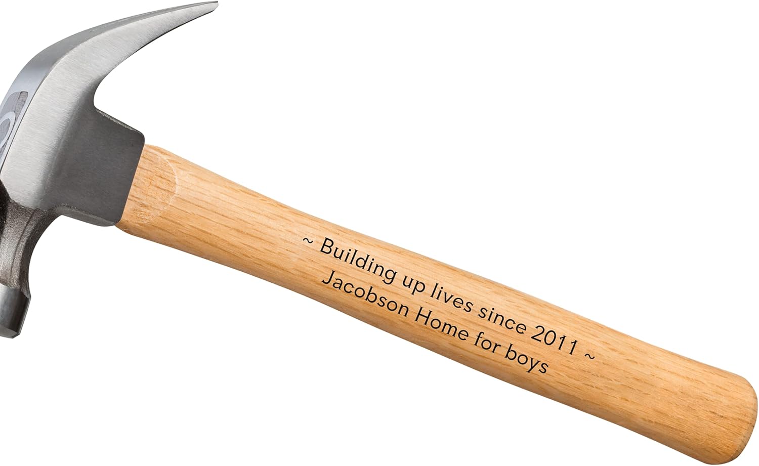 Custom Laser Engraved 16 oz. wooden Hammer