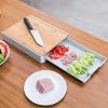 Taylor & Brown Kitchen Bamboo Chopping Board - Meal Prep Station with Pull Out Tray for Easy Food Prep, Storage & Clean Up - Wooden Non Slip Prep Deck – Serving Board