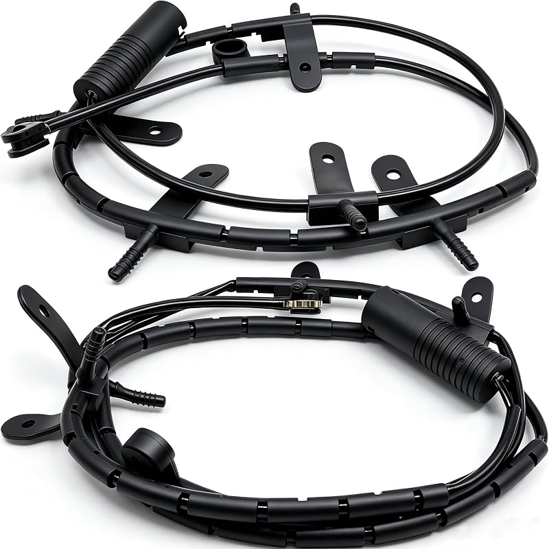 Sensor de desgaste das pastilhas de freio dianteiras e traseiras HiSport para Mini Cooper 2003 a 2008 – 2 unidades