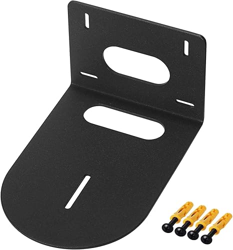 Soporte de montaje de cámara PTZ compatible con HuddleCam, PTZOptics, Sony, AVIPAS o cámara Lumens, soporte de pared universal pequeño  Color negro