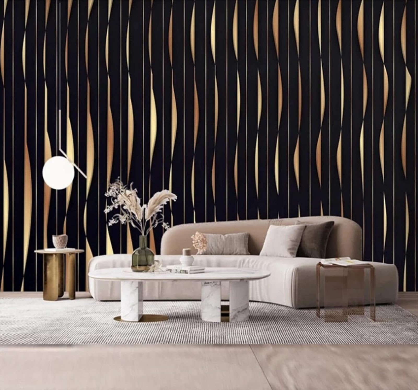Creative Solid Wood Lattice Art Unique 3D Wallpaper Easy Install Feature Office Living Room Sofa Bedroom TV Background Wall Decoration-250cm×170cm