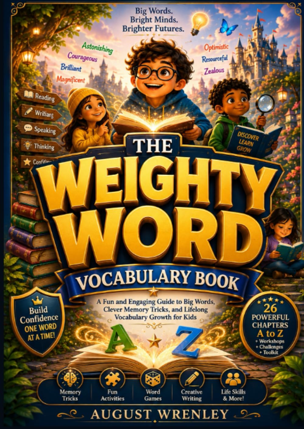 The Weighty Word Vocabulary Book: A Fun and Engaging Guide to Big Words, Clever Memory Tricks, and Lifelong Vocabulary Growth for Kids