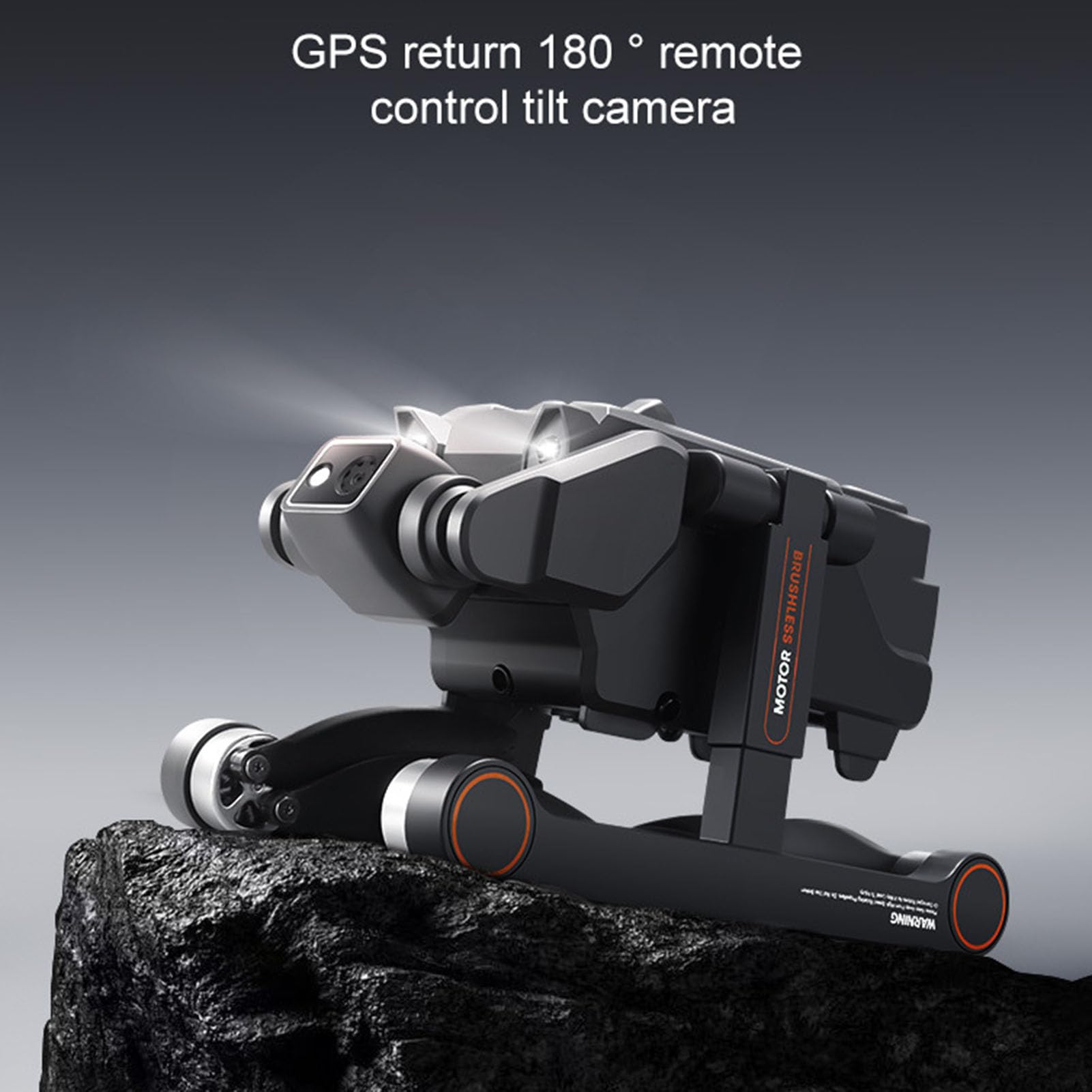Drone Controllato da Schermo, Telecamera UHD 4K con Ritorno Sicuro Assistito GPS per Adulti, Drone con Motore Brushless con Modulo Batteria Potenziato, per Principianti (Batteria singola)