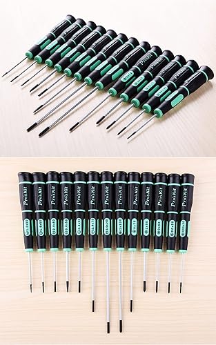 Miniatura 9 de Destornillador de precisión Pro'sKit serie SD-081 único multiusos para reparación de teléfono celular PC pequeños productos electrónicos herramienta