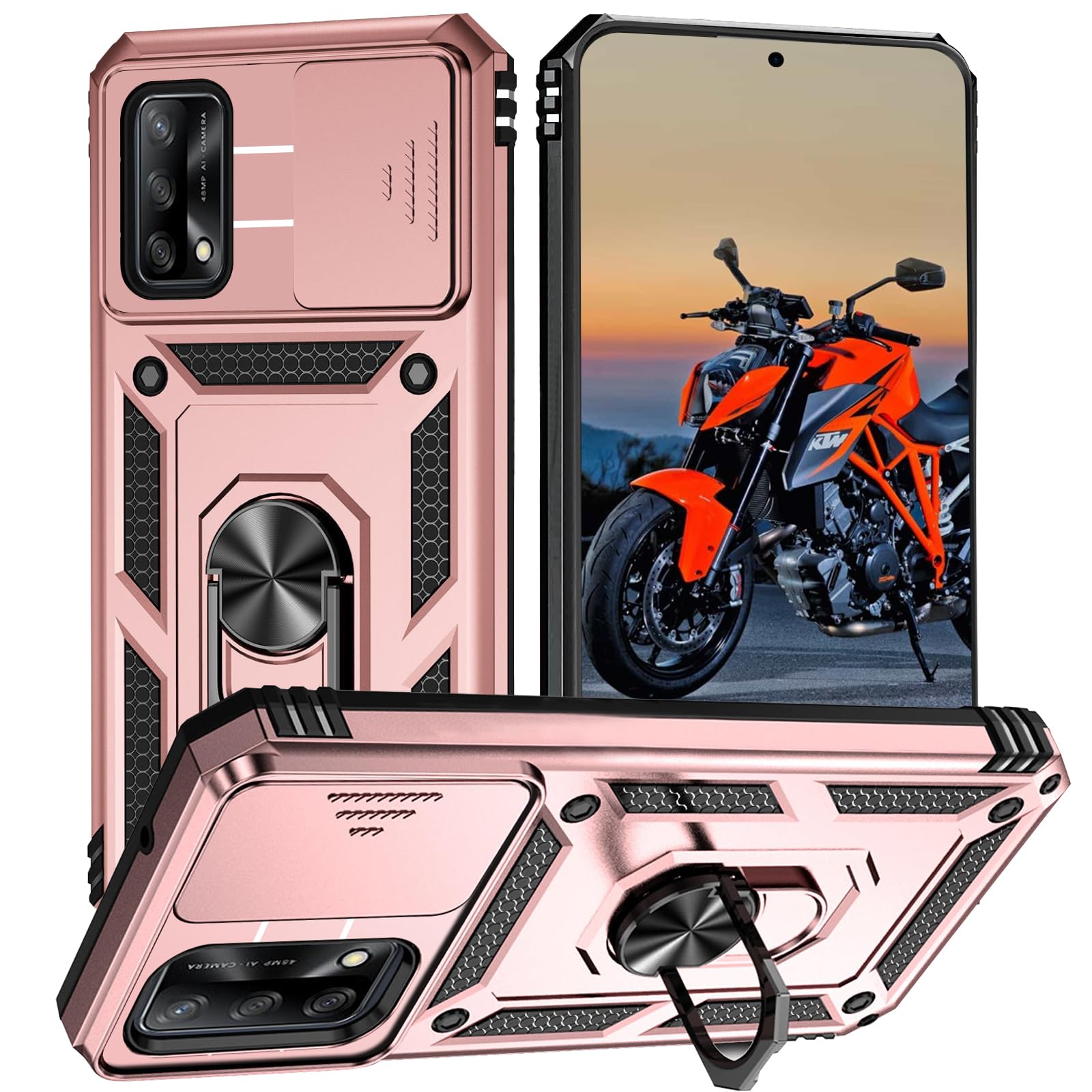 PanXCase Cover per Oppo A74 4G - Custodia Silicone Sottile Elegant Disegni Morbida Leggera, Protezione Fotocamera Antiurto Antigraffio Case (Vino Rosso