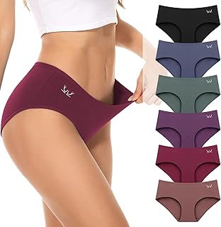 Sponsored You’re seeing this ad based on the product’s relevance to your search query.Learn more about this advertisement PULIOU Women's Underpants, Pack of 6 Cotton Underwear, Women, Stretch, Breathable, Women's Underwear, XS - XXL