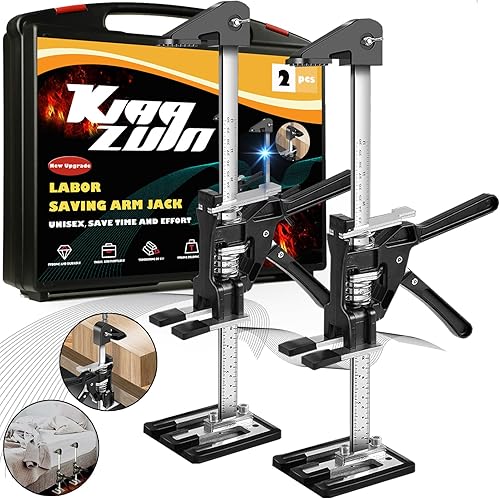 Miniatura 1 de Gato de brazo de ahorro de mano de 2 piezas, herramienta multifuncional de elevación manual, elevador de brazo de palanca, instalación de gato de