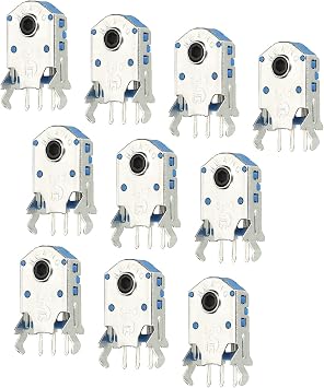 MECCANIXITY Mouse Wheel Encoder 10mm 300W Time Accurate Decoder Rotary Mouse Scroll Wheel Encoder 15 Pcs