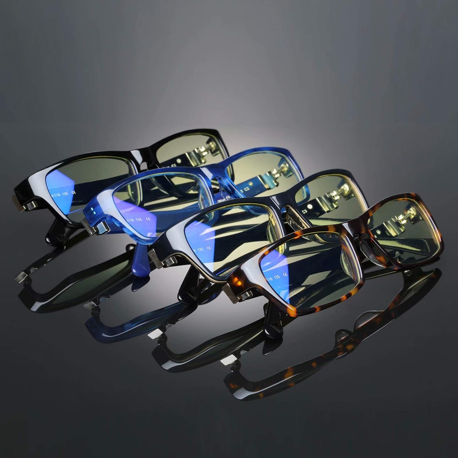 AHT Classic Rectangle Blue Light Blocking Glasses Classic Square Computer Glasses