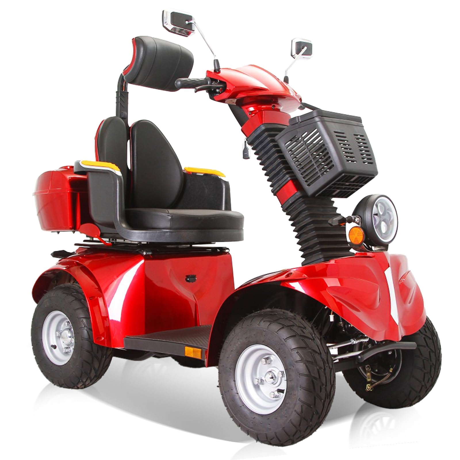 Dvsripa Mobility Scooters for Adults,Heavy-Duty 4 Wheel Mobility Scooters for Travel,1000W All Terrain Mobility Scooters for Seniors 500LBS Capacity