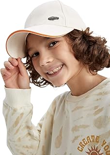 DeFacto Boy Hat N5481A6, White 5-9 Y