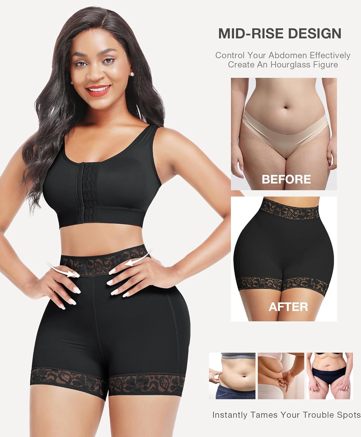 Lover-Beauty Butt Lifting Shapewear for Women Fajas Body Shaper Under Dresses Faja Shorts Tummy Control Hip Lifter Panties - Image 2