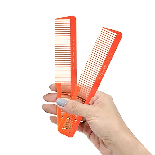 Allegro Combs 9000 Clipper Blending Cutting Wide Teeth Hair Comb For Fading Barberos Hairstylist Men Women Shower Comb Shampoo Styling 2 piezas