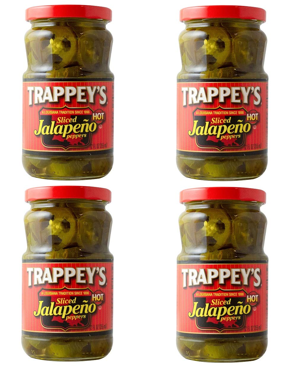 Trappey'sSliced Jalapeno Peppers | 12 Fl Oz | Pack of 6
