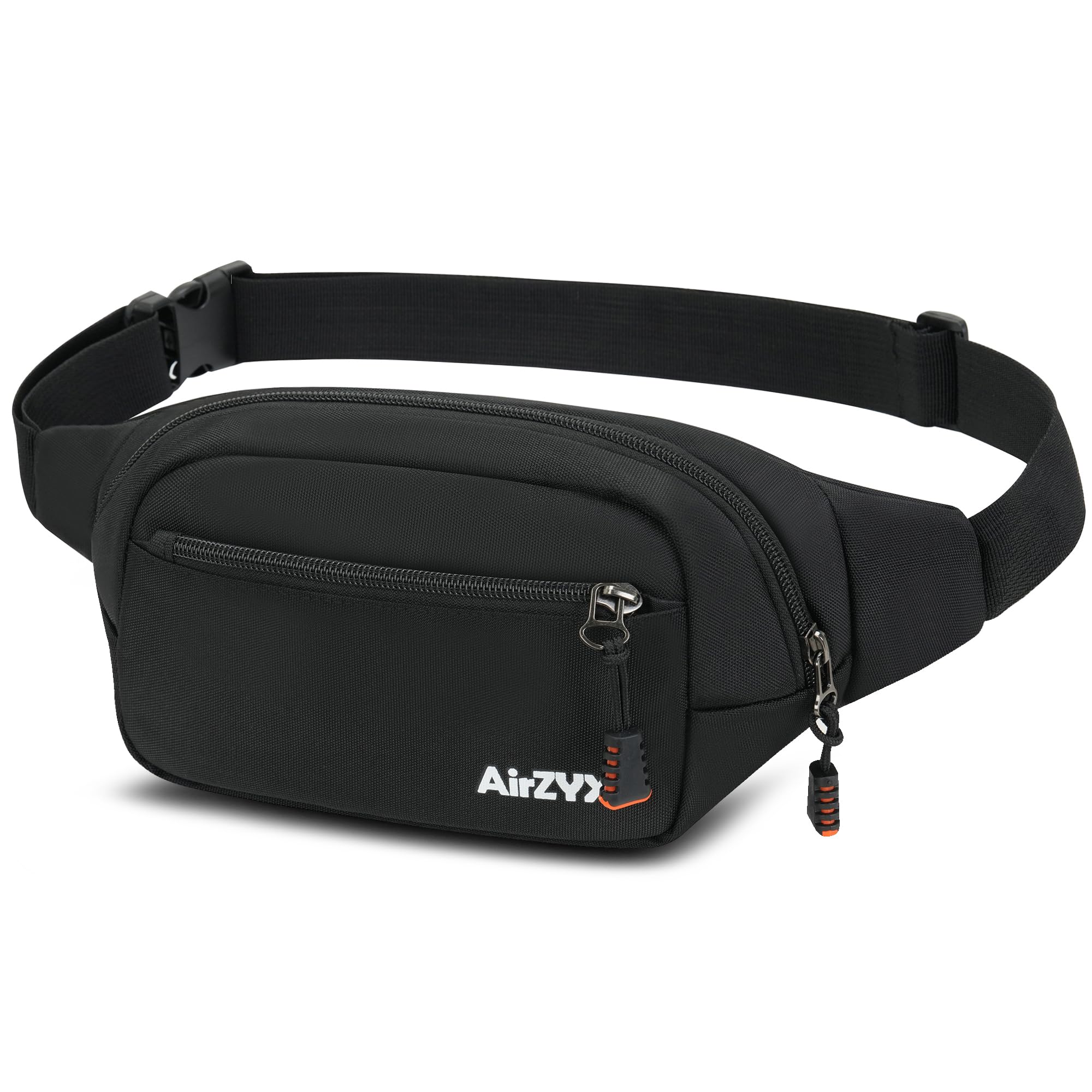 AirZyx Bumbags and Fanny Packs for Women Men for Hiking Running (Black)